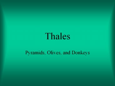 Thales