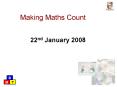 Making Maths Count PowerPoint PPT Presentation