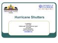 Hurricane Shutters PowerPoint PPT Presentation