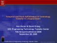 Temporal and Focal Optimization of Technology Transfer in a Supply Chain PowerPoint PPT Presentation