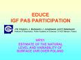 EDUCE IGF PAS PARTICIPATION PowerPoint PPT Presentation