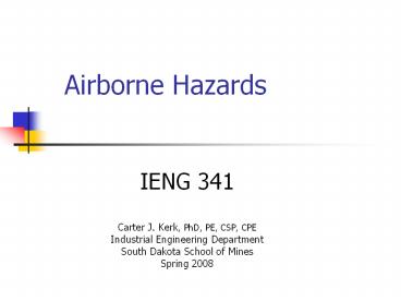 Airborne Hazards