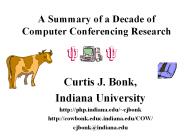 A Summary of a Decade of Computer Conferencing Research