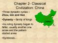 Chapter 2 Classical Civilization: China PowerPoint PPT Presentation
