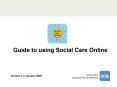 Guide to using Social Care Online PowerPoint PPT Presentation