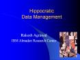 Hippocratic Data Management PowerPoint PPT Presentation
