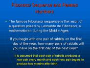Fibonacci Sequence and Related Numbers