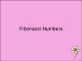Fibonacci Numbers PowerPoint PPT Presentation