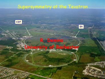 Supersymmetry at the Tevatron