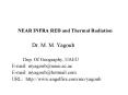 NEAR INFRA RED and Thermal Radiation PowerPoint PPT Presentation