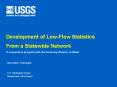 Development of LowFlow Statistics PowerPoint PPT Presentation