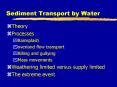 Sediment Transport by Water PowerPoint PPT Presentation