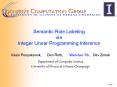Semantic Role Labeling via Integer Linear Programming Inference PowerPoint PPT Presentation