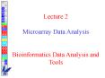 Lecture 2 Microarray Data Analysis  Bioinformatics Data Analysis and Tools PowerPoint PPT Presentation