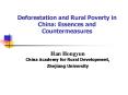 Deforestation and Rural Poverty in China: Essences and Countermeasures PowerPoint PPT Presentation
