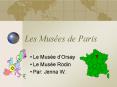 Les Muses de Paris PowerPoint PPT Presentation