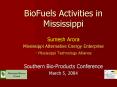 BioFuels Activities in Mississippi PowerPoint PPT Presentation
