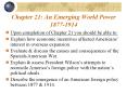 Chapter 21: An Emerging World Power 1877-1914 PowerPoint PPT Presentation