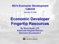 MUs Economic Development Cabinet PowerPoint PPT Presentation