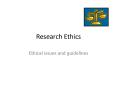 Research Ethics PowerPoint PPT Presentation