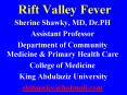 Rift Valley Fever PowerPoint PPT Presentation