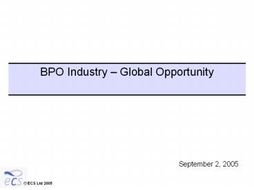 BPO Industry 