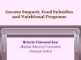 Income Support, Food Subsidies and Nutritional Programs PowerPoint PPT Presentation