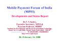 Mobile Payment Forum of India MPFI PowerPoint PPT Presentation