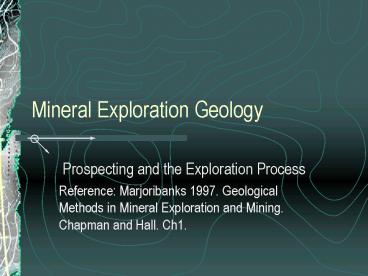Mineral Exploration Geology