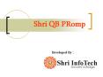 Shri QB Promp: Generates Question Paper in less than 60 Seconds PowerPoint PPT Presentation
