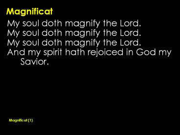 Magnificat