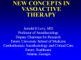 NEW CONCEPTS IN VASOACTIVE THERAPY PowerPoint PPT Presentation