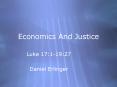Economics And Justice PowerPoint PPT Presentation