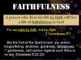 Faithfulness PowerPoint PPT Presentation