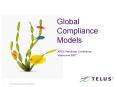 Global Compliance Models PowerPoint PPT Presentation