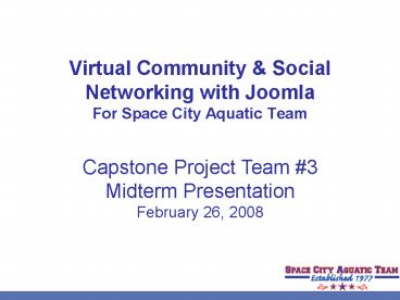 Virtual Community