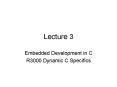 Embedded Development in C PowerPoint PPT Presentation