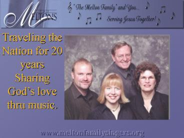 Traveling the Nation for 20 years