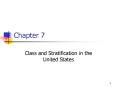 Class and Stratification in the United States PowerPoint PPT Presentation