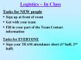 Logistics In Class PowerPoint PPT Presentation