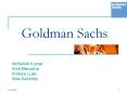 Goldman Sachs PowerPoint PPT Presentation