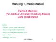 Hunting%20h-mesic%20nuclei%20%20Hartmut%20Machner%20(FZ%20J PowerPoint PPT Presentation