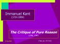 Immanuel Kant (1724-1804) PowerPoint PPT Presentation