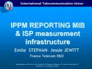 IPPM REPORTING MIB