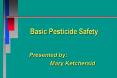 Basic Pesticide Safety PowerPoint PPT Presentation