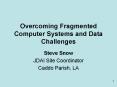 Overcoming Fragmented Computer Systems and Data Challenges PowerPoint PPT Presentation