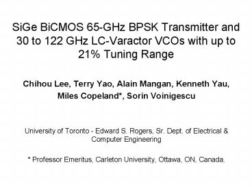 Chihou Lee, Terry Yao, Alain Mangan, Kenneth Yau,