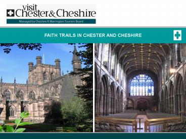FAITH TRAILS IN CHESTER AND CHESHIRE
