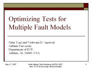 Nitin Yogi and Vishwani D. Agrawal