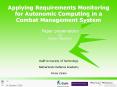 Applying Requirements Monitoring for Autonomic Computing in a Combat Management System PowerPoint PPT Presentation
